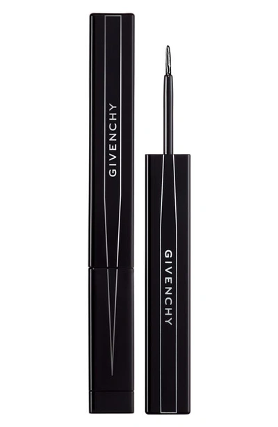 Shop Givenchy Phenomen'eyes Brush Eyeliner In 7 Vinyl Black