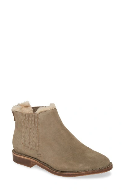 Shop Seychelles Pool Cozy Bootie In Taupe Suede