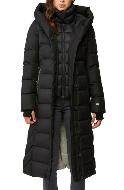 Shop Soia & Kyo Talyse Water Repellent Down Puffer Coat With Bib In Black