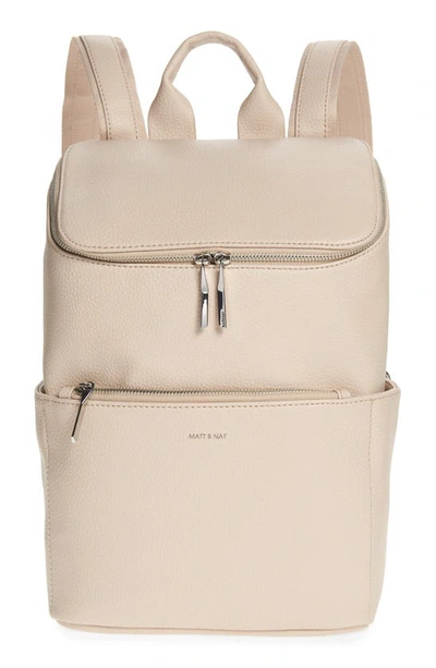 Shop Matt & Nat 'brave' Faux Leather Backpack In Opal