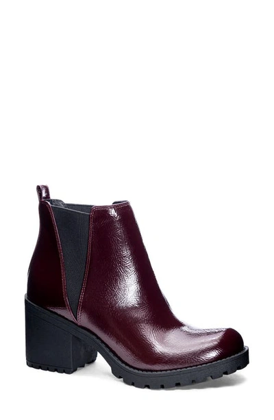 Shop Dirty Laundry Lisbon Chelsea Boot In Oxblood Red
