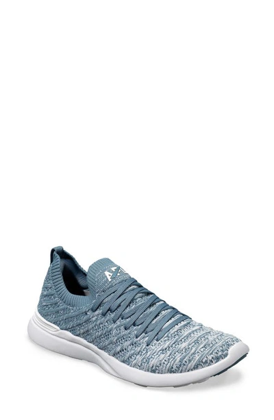 Shop Apl Athletic Propulsion Labs Techloom Wave Hybrid Running Shoe In Moonstone / White / Ombre