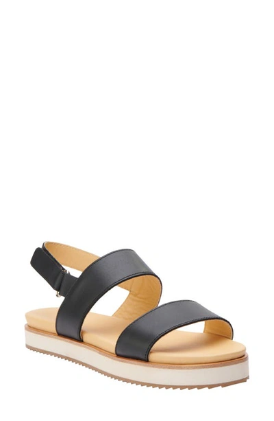 Shop Nisolo Go-to Flatform Slingback Sandal In Black