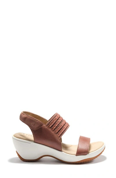 Shop Halsa Footwear Hälsa Chantal Slingback Sandal In Brown Leather