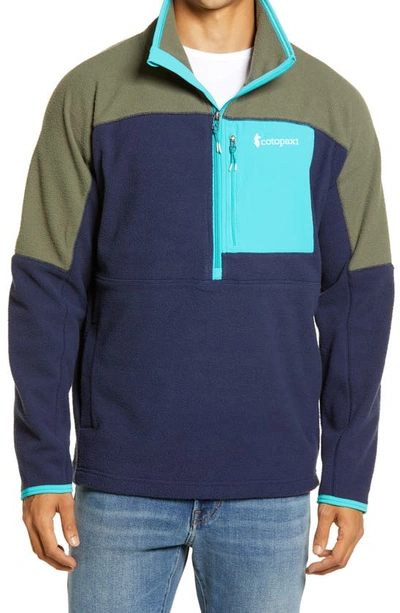 Cotopaxi Dorado Half Zip Fleece Jacket In Spruce And Maritime | ModeSens