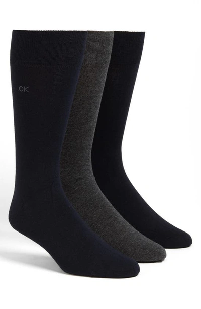 Shop Gucci Assorted 3-pack Socks In Assorted Blue