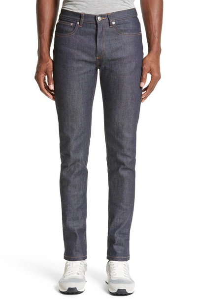 Shop Apc Petite Standard Stretch Skinny Fit Jeans In Indigo