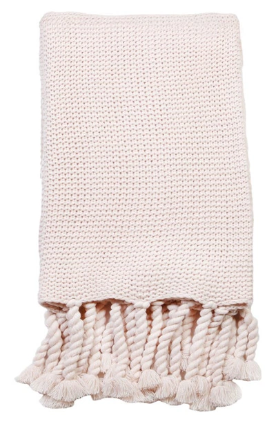 Shop Pom Pom At Home Trestles Oversize Throw Blanket In Blush