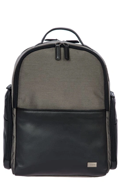 Shop Bric's Monza Medium Backpack In Grey/ Black