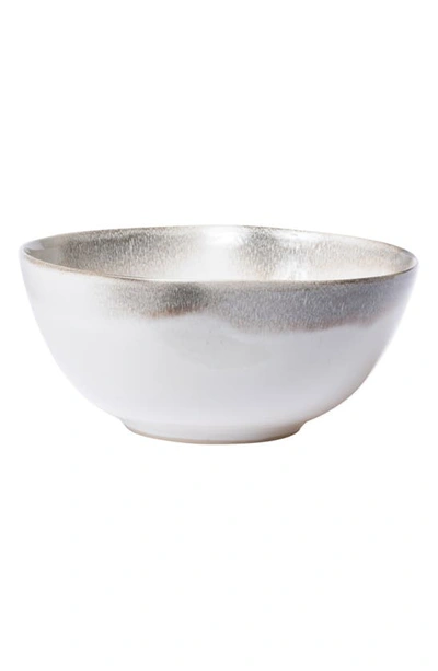 Vietri Medium Aurora Stoneware Bowl In Ash