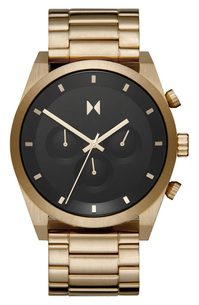 Shop Mvmt Element Chronograph Bracelet Watch, 44mm In Gold/ Black/ Gold