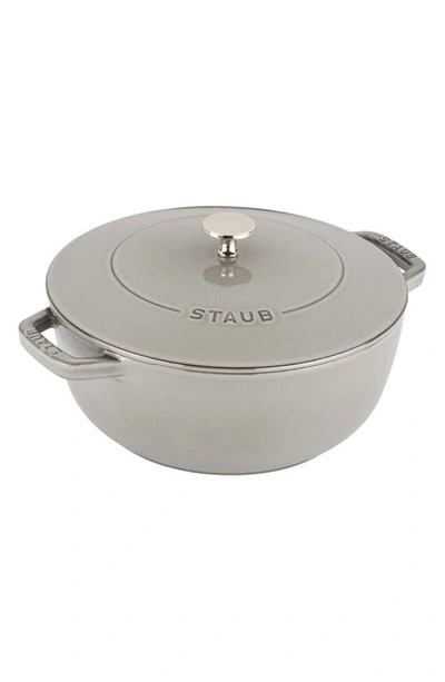 Shop Staub 3.75-quart Enameled Cast Iron French Oven In Graphite