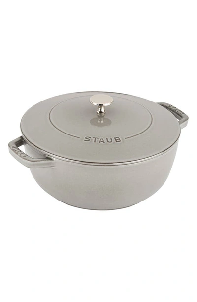 Staub 3.75-quart Enameled Cast Iron French Oven In Graphite