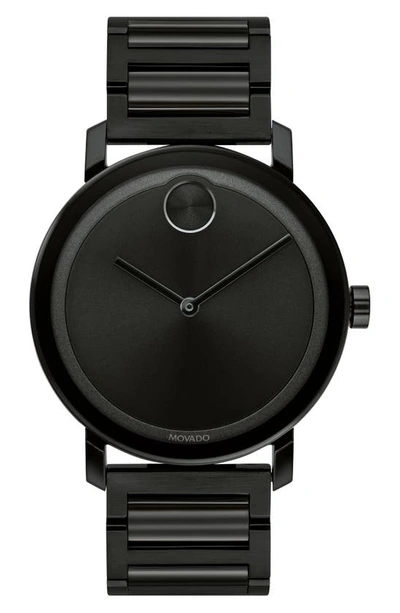 Shop Movado Bold Evolution Bracelet Watch, 40mm In Black