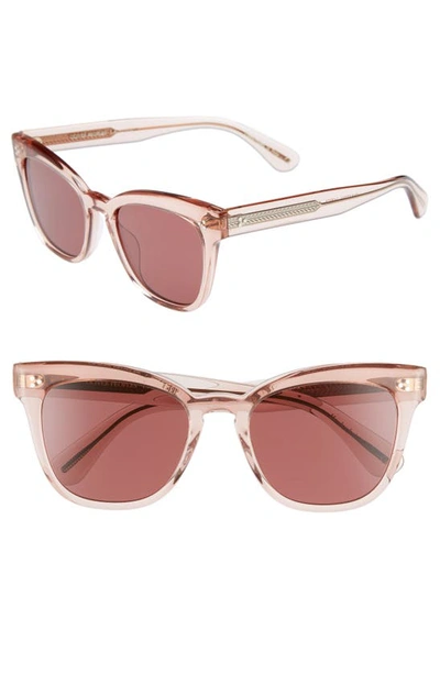 Shop Oliver Peoples Marianela 54mm Cat Eye Sunglasses In Washed Rose
