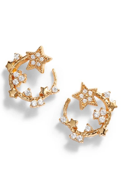 Shop Olivia Burton Celestial Swirl Stud Earrings In Gold