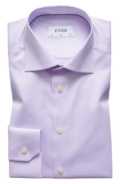 Shop Eton Slim Fit Solid Dress Shirt