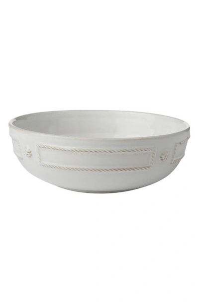 Shop Juliska Berry & Thread Ceramic Coupe Bowl In Whitewash