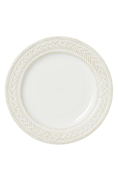 Juliska Le Panier Whitewash Side/cocktail Plate In Whitewash