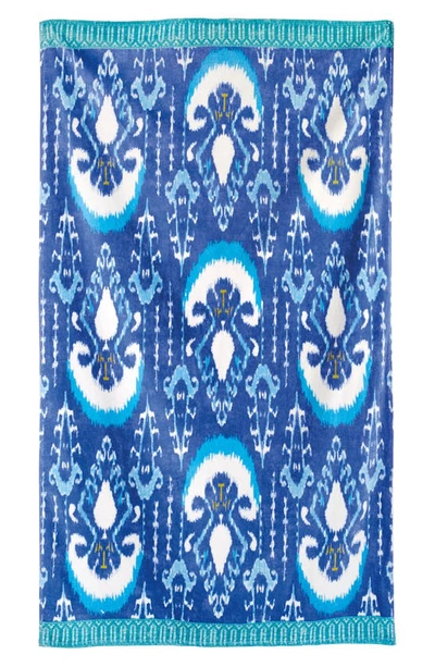 Shop John Robshaw Vaya Resort Towel In Periwinkle