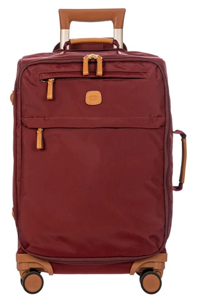 Shop Bric's X-travel 21-inch Spinner Carry-on In Bordeaux