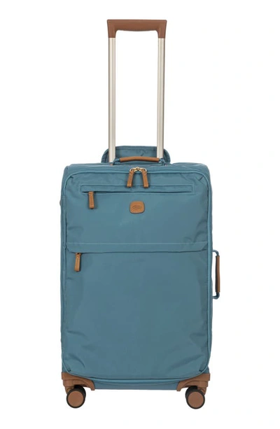 Shop Bric's X-travel 25-inch Spinner Suitcase In Grey/ Blue