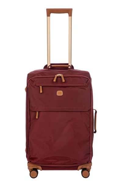 Shop Bric's X-travel 25-inch Spinner Suitcase In Bordeaux