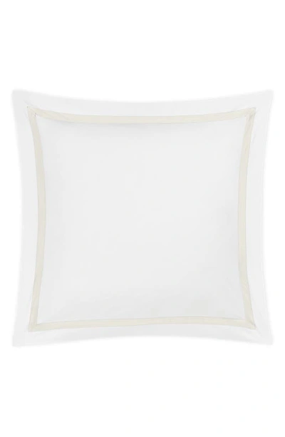 Shop Matouk Lowell 600 Thread Count Euro Sham In Ivory