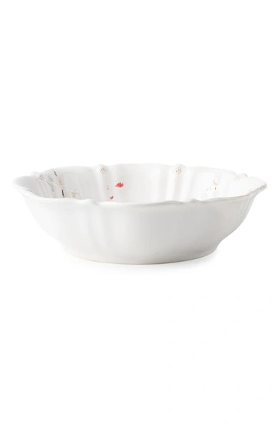 Shop Juliska Cherry Blossom Serving Bowl In White Multi