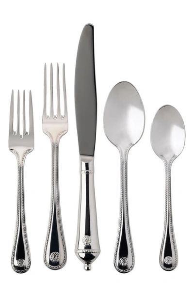 Shop Juliska Polished Stainless Steel 5-piece Place Setting In Polished Silver