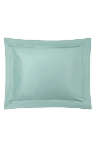 Shop Matouk Nocturne Euro Sham In Aquamarine