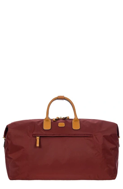 Shop Bric's X-bag Boarding 22-inch Duffle Bag In Bordeaux