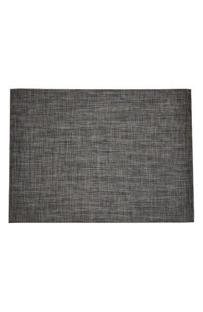 Shop Chilewich Basketweave Indoor/outdoor Floor Mat In Carbon