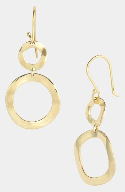 Shop Ippolita Mini Snowman 18k Gold Drop Earrings In Yellow Gold