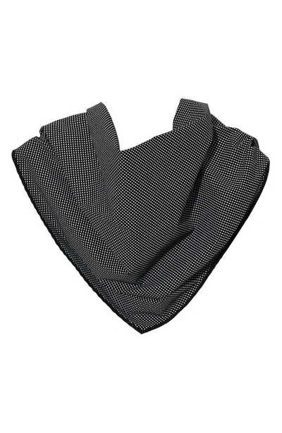 Shop Robert Graham Amsden Geometric Dot Bandana In Black