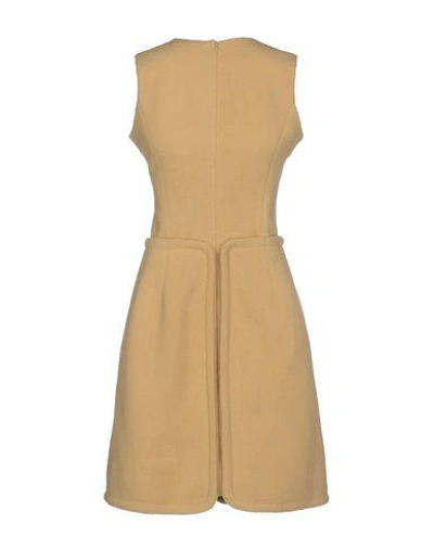 Shop Antipodium Short Dress In Sand