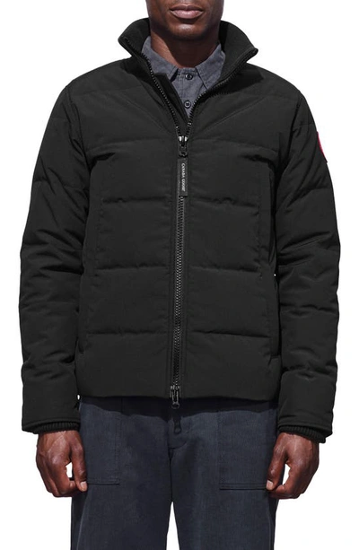 Shop Canada Goose Woolford Fusion Fit Down Jacket In Black