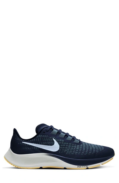 Shop Nike Air Zoom Pegasus 37 Running Shoe In Obsidian/ Celestine Blue/ Blue