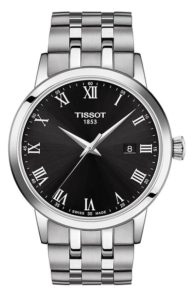 Shop Tissot Classic Dream Bracelet Watch, 42mm In Black