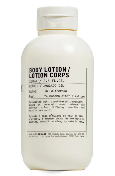 Shop Le Labo Hinoki Body Lotion