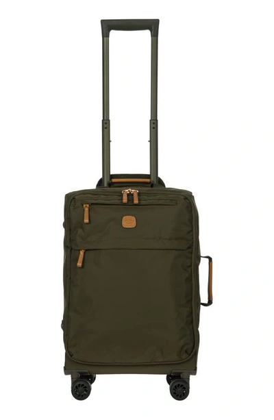 Shop Bric's X-bag 21-inch Spinner Carry-on In Olive