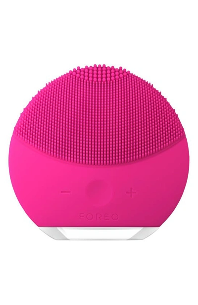 Shop Foreo Luna™ Mini 2 Compact Facial Cleansing Device In Fuchsia