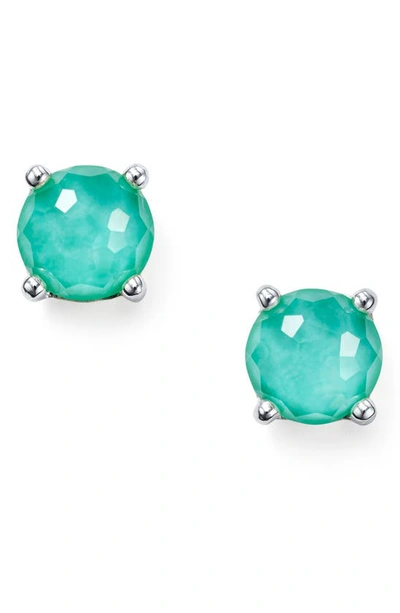 Shop Ippolita Rock Candy Stud Earrings In Turquoise