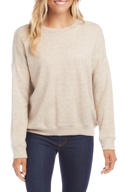 Shop Karen Kane Brushed Sweater In Oat