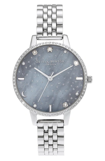 Shop Olivia Burton Celestial Night Sky Bracelet Watch, 34mm In Blue