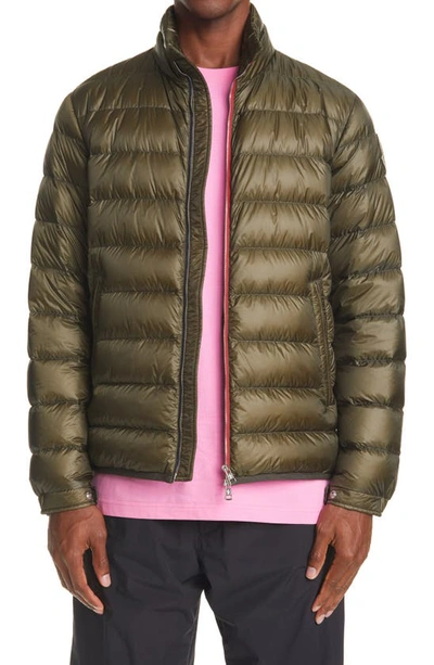 Shop Moncler Genius X Undefeated 1952 Conrow Water Resistant Lightweight Down Puffer Jacket In Olive