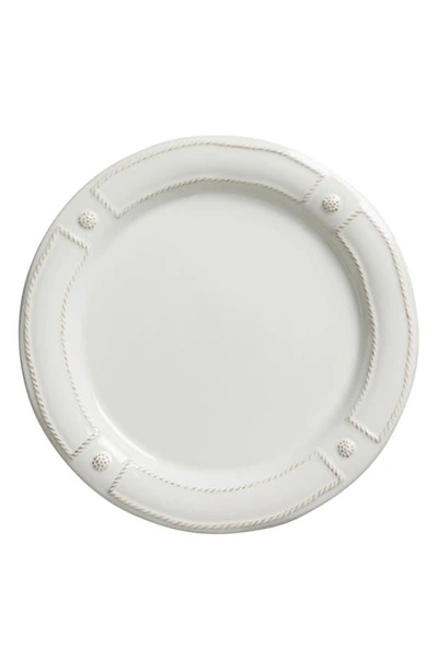 Juliska Berry & Thread French Panel Dinner Plate In Whitewash