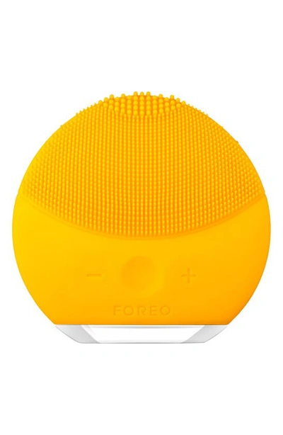 Shop Foreo Luna™ Mini 2 Compact Facial Cleansing Device In Sunflower Yellow