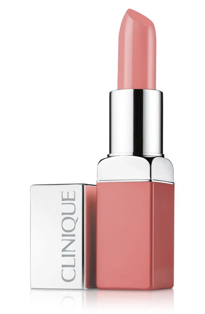 Shop Clinique Pop Lip Color & Primer In Nude Pop