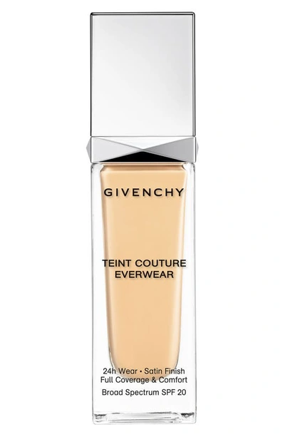 Shop Givenchy Teint Couture Everwear 24h Wear Foundation Spf 20 In Y110